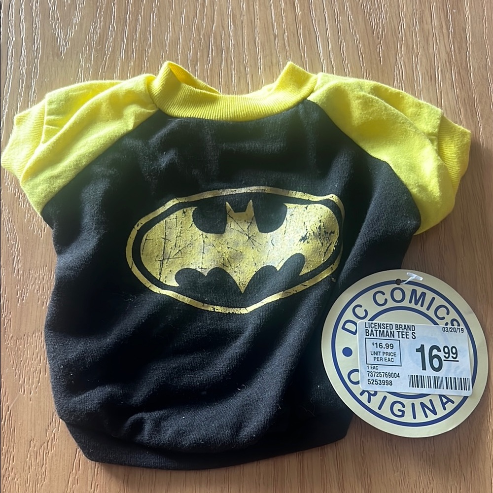 DC comic Batman dog t shirt/ dog tee